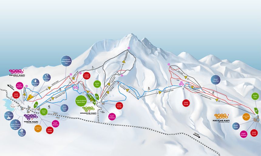 Trail Map Erciyes Kayseri