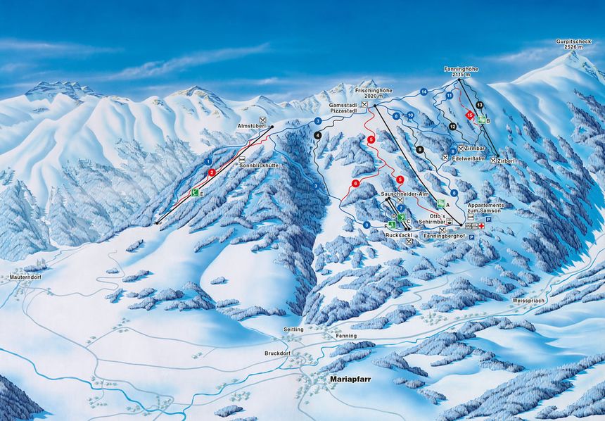 Trail Map Fanningberg