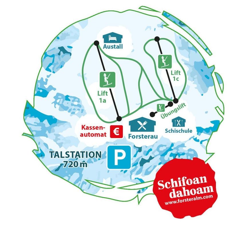 Trail Map Forsteralm