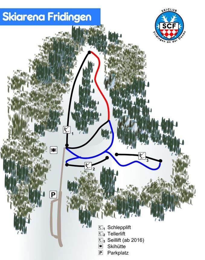 Trail Map Fridingen Antoni