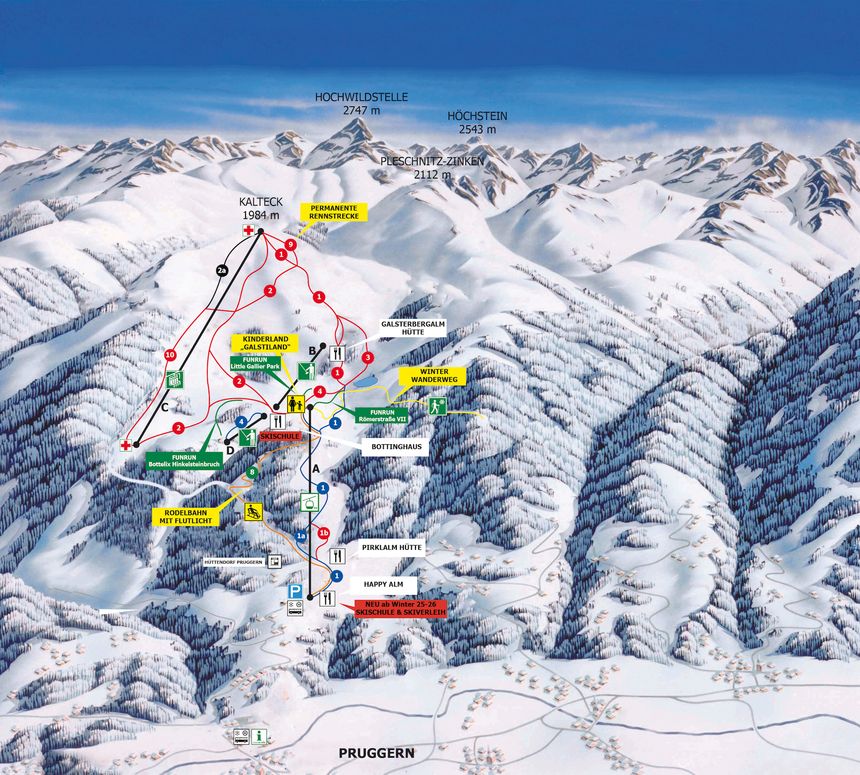 Trail Map Galsterberg