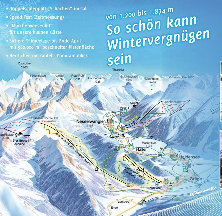 Trail Map Grän - Füssener Jöchle