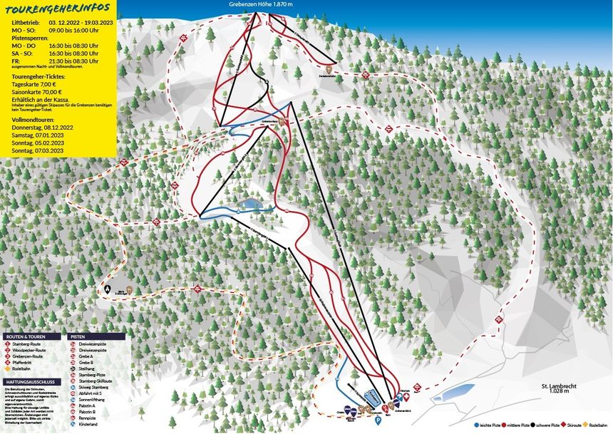 Trail Map Grebenzen St Lambrecht
