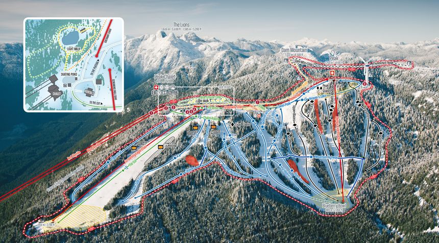 Trail Map Grouse Mountain