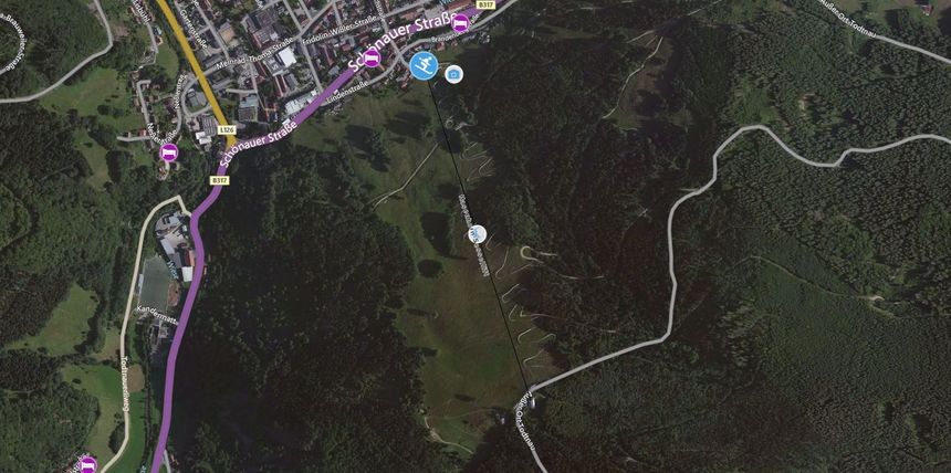 Trail Map Hasenhorn - Todtnau