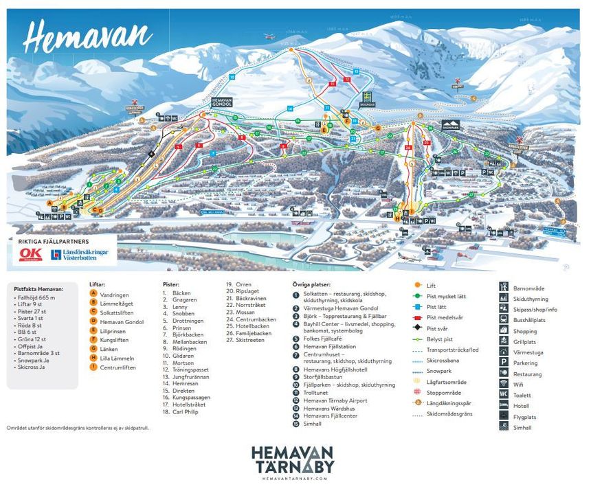 Trail Map Hemavan