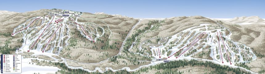 Trail Map Snowriver Mountain Resort