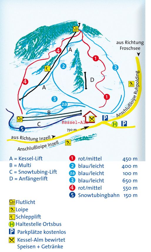 Trail Map Inzell