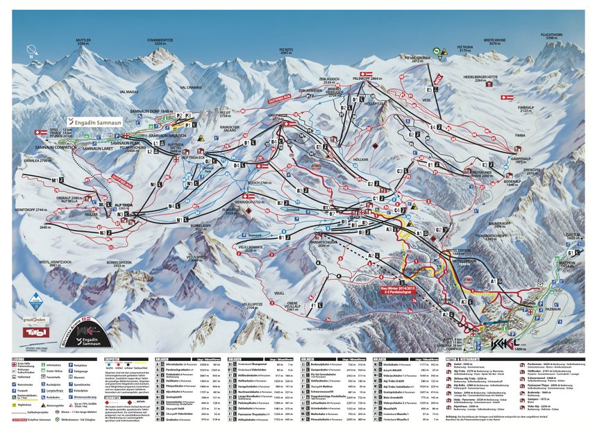 Trail Map Ischgl