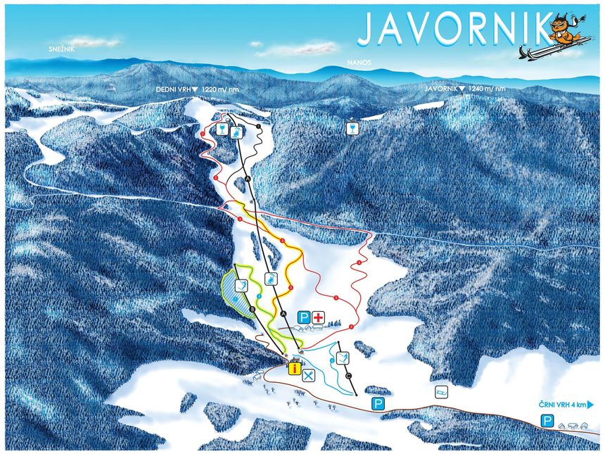 Trail Map Javornik