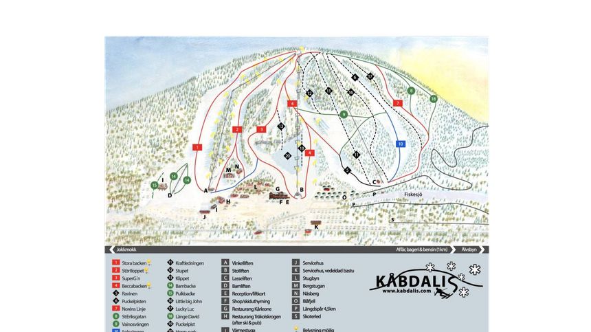 Trail Map Kåbdalis