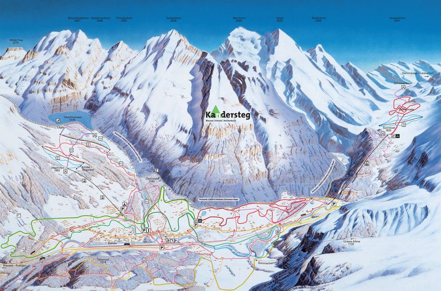 Trail Map Kandersteg
