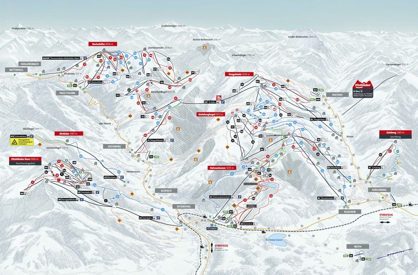 Trail Map Kitzbühel