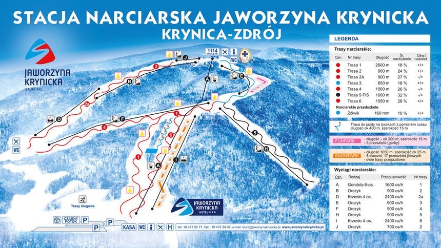 Trail Map Jaworzyna Krynicka