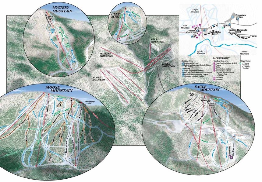 Trail Map Lutsen Mountains