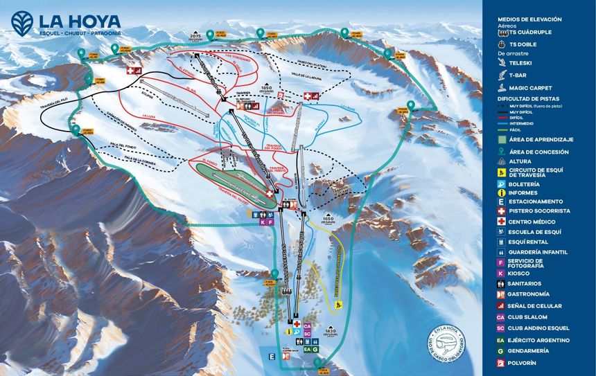 Trail Map La Hoya