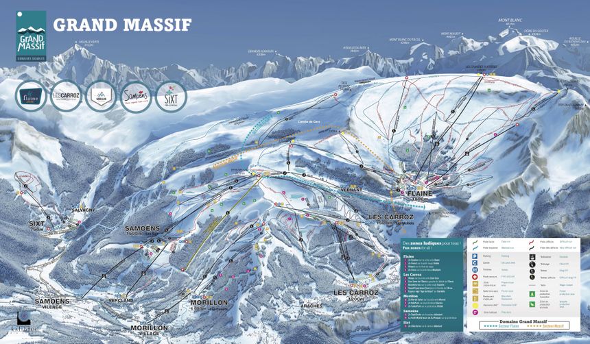 Trail Map Le Grand Massif