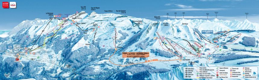Trail Map Leysin