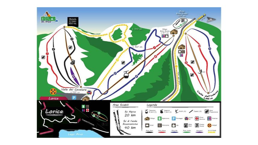 Trail Map Lorica