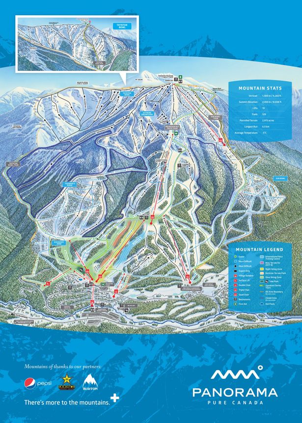 Trail Map Panorama Mountain Resort