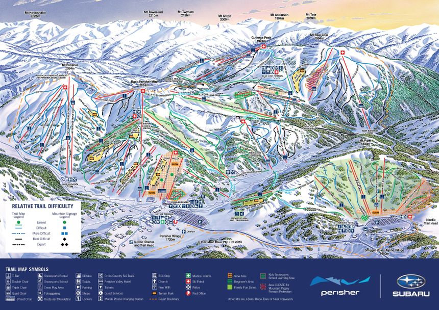 Trail Map Perisher