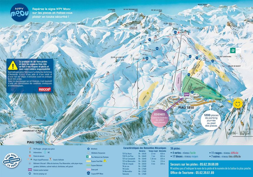 Trail Map Piau Engaly