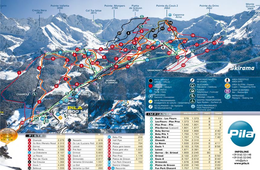 Trail Map Pila
