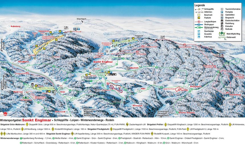 Trail Map Predigtstuhl