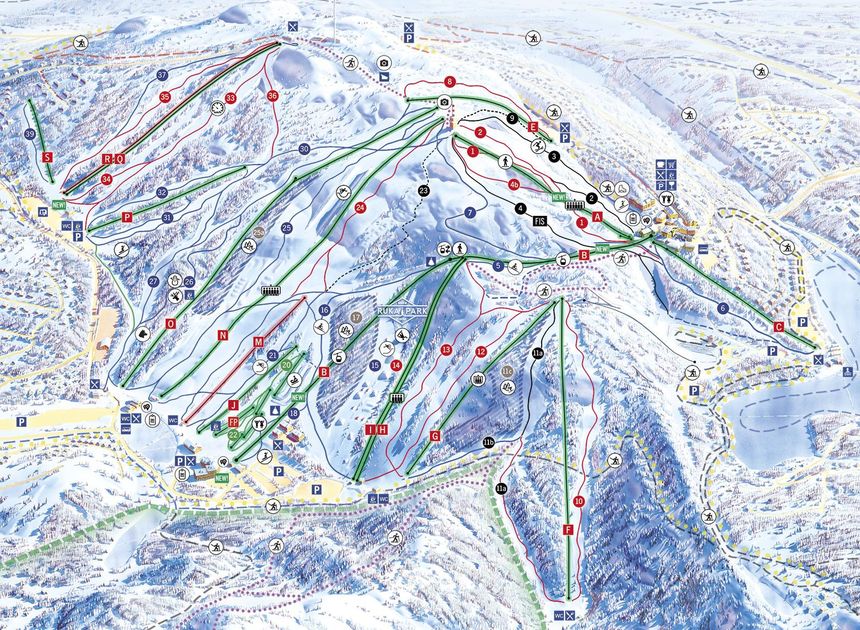 Trail Map Ruka