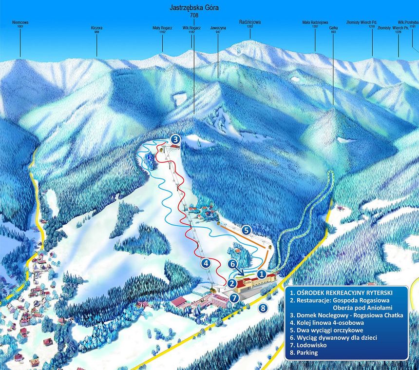 Trail Map Rytro Ryterski Raj