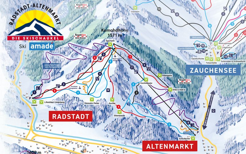 Trail Map Radstadt Altenmarkt