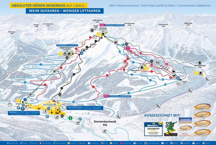 Trail Map Riesneralm