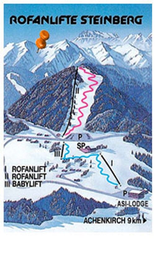 Trail Map Rofanlifte Steinberg