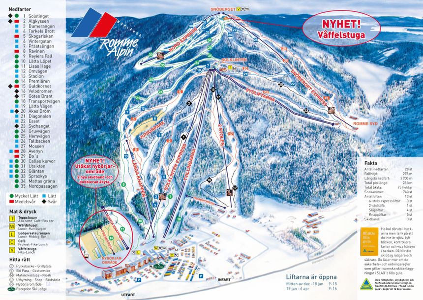 Trail Map Romme Alpin