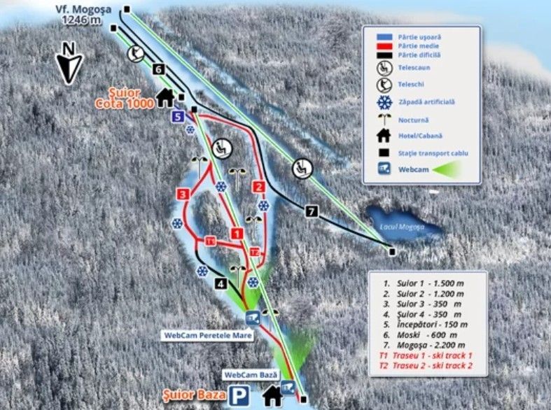 Trail Map Suior Ski Resort