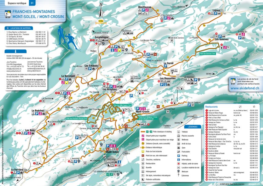 Trail Map Saint Imier Mont Soleil