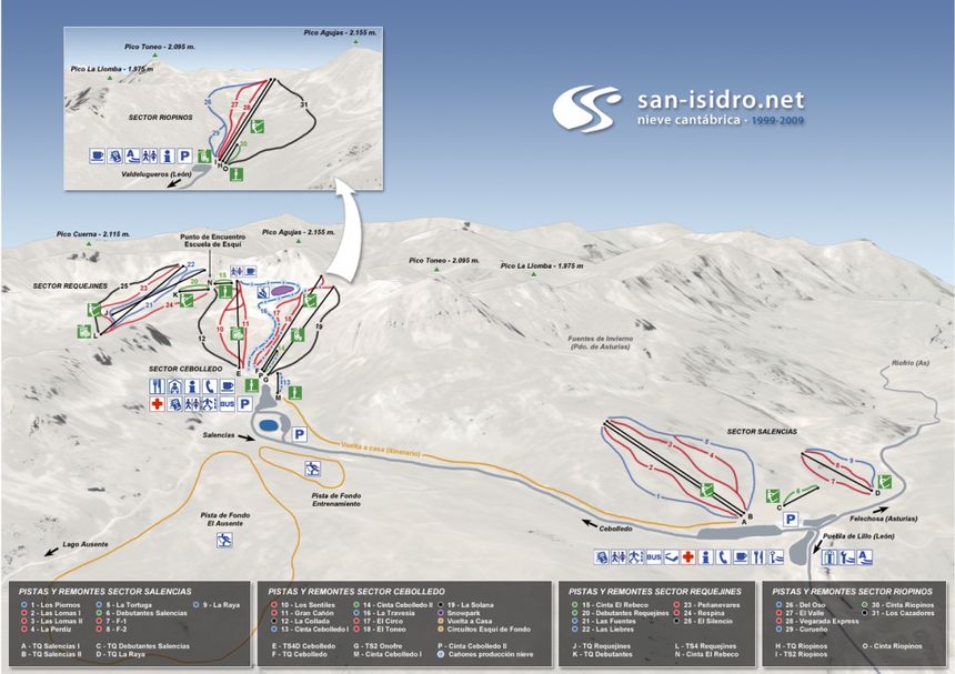 Trail Map San Isidro