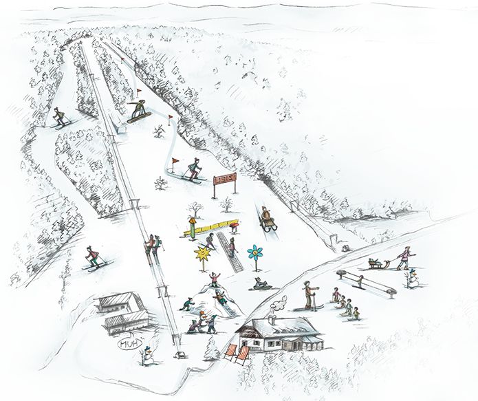 Trail Map Sandl Viehberg