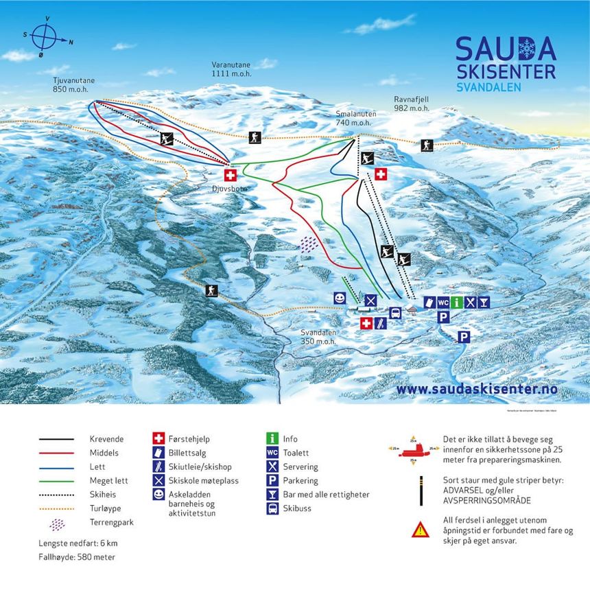 Trail Map Sauda