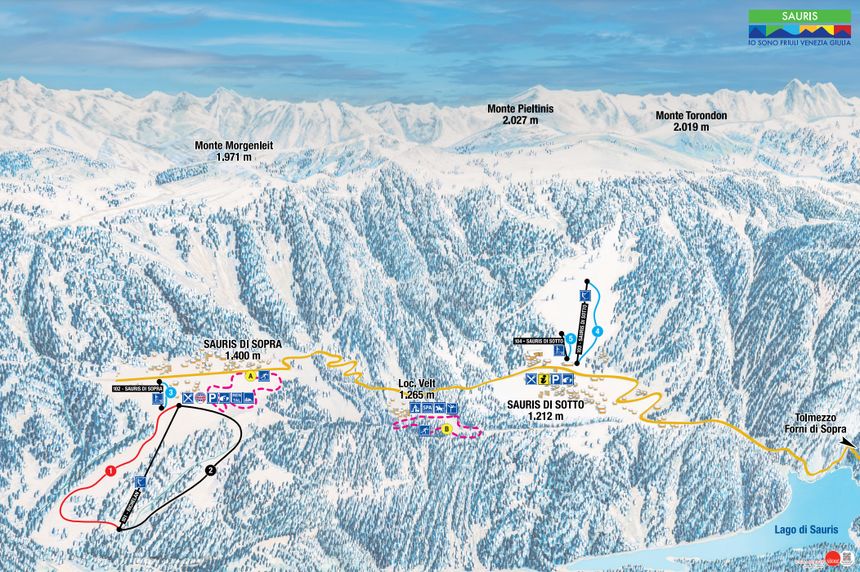 Trail Map Sauris