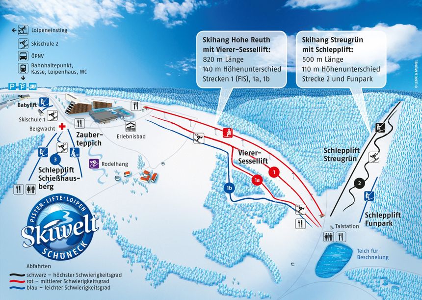 Trail Map Schöneck Hohe Reuth