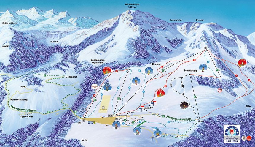 Trail Map Schetteregg