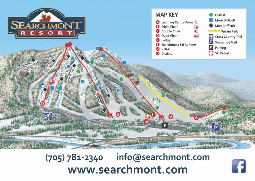 Trail Map Searchmont Resort