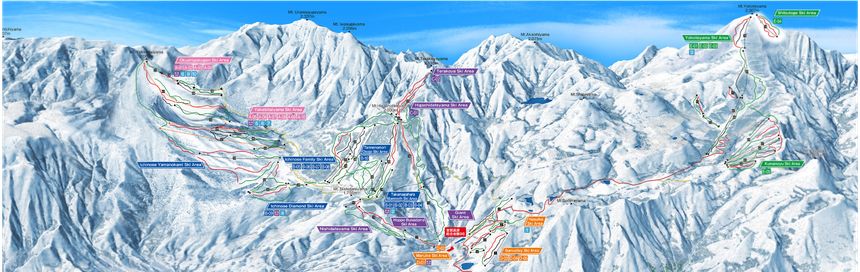 Trail Map Shigakogen Mountain Resort