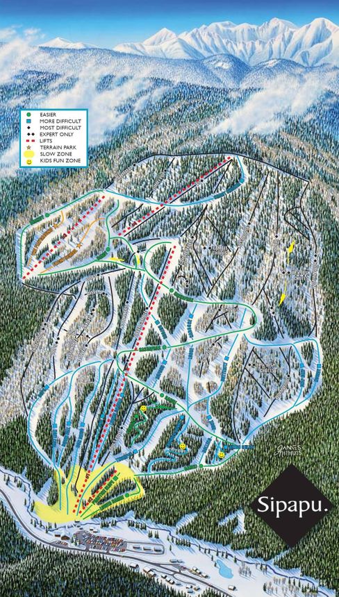 Trail Map Sipapu Ski Area