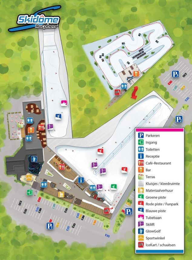 Trail Map SnowWorld Rucphen