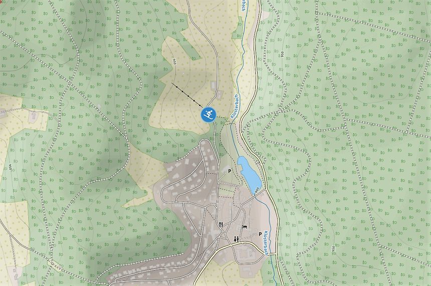 Trail Map Skilift Friedenweiler
