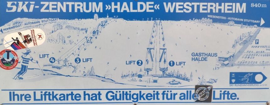 Trail Map Skizentrum Halde Westerheim