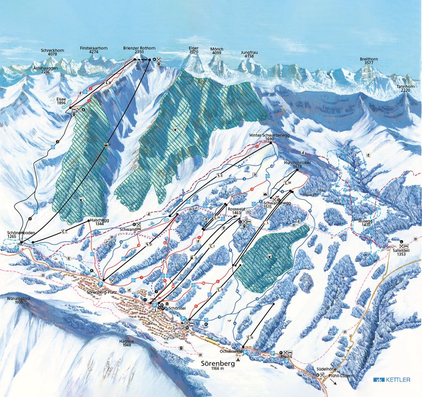 Trail Map Sörenberg