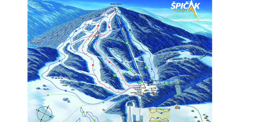 Trail Map Spicak Zelezna Ruda